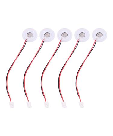 POPETPOP Atomizing Heads Automatic Mist Maker 5pcs Fogger Fountain Pond Fog Machine Head 16mm Air humidifier White 12 2CM
