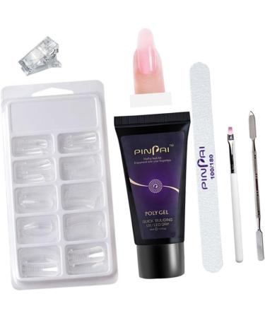 minkissy 3 Sets Nail Extension Glue Set Nail Extension Gel Kit Nail Lengthen Kit Nail Enhancement Trial Kit Gel Extension Nail Kit Nail Extension Kit Nail Tips Gel Plastic Manicure Builder - Buy Online on SooperMarket.com