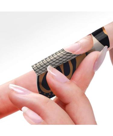 100pcs Pro Butterfly Square Nail Forms for C Curve Acrylic UV Gel Nails - Nail Extension Tool for Builder Nails - Nail Art Stickers Dispenser - HJ-NTF038 - Buy Online on SooperMarket.com