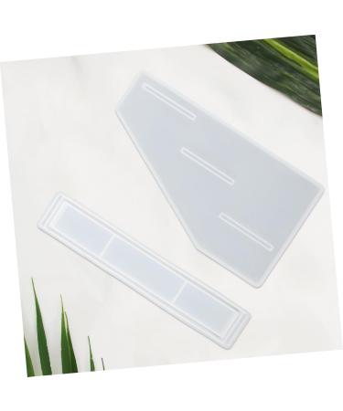 STOBOK 2pcs Cast Making Case Epoxy Diy Crystal Silicone Storage Mold Resin Rack Lipstick White 8x14cm - Buy Online on SooperMarket.com