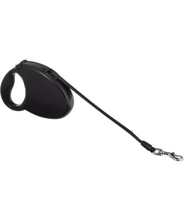 Amazon Basics Retractable Dog Leash - Medium Black | Durable & Comfortable | International Shipping Available - Buy Online on SooperMarket.com