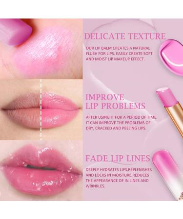 BINGBRUSH 2 Pcs Grape Color Changing Lipstick Lip Tint Set - Long Lasting PH Mood Moisturizing Lip Gloss for Women - Buy Online on SooperMarket.com