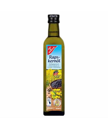 Good & Cheap Cold Pressed Native Rapeseed Oil Pack of 6 (6x500ml Bottles) | International Shipping - Buy Online on SooperMarket.com