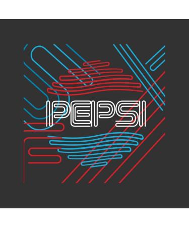 All+Every Pepsi Retro Line Art Men's T-Shirt L Charcoal - Buy Online on SooperMarket.com