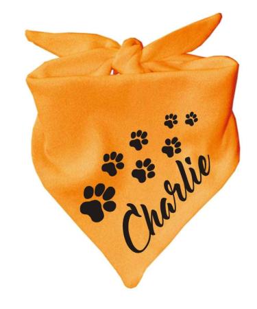 Dog triangular scarf (color: yellow) (size 2 (68 cm)) name of the dog 68 x 20 yellow