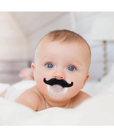 Jomewory Mustache Pacifier for 0-6 Months | Jaw-Friendly & Cute Design for Babies & Toddlers - Buy Online on SooperMarket.com