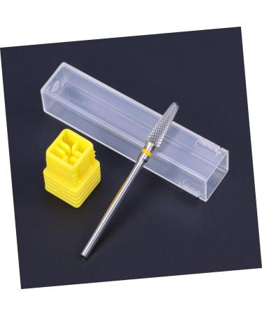 Beavorty Remove Dead Skin 3pcs nails drill bits nail grinding head nail drill bits manicure set Polish Nail mediumx3pcs Yellowx3pcs - Buy Online on SooperMarket.com