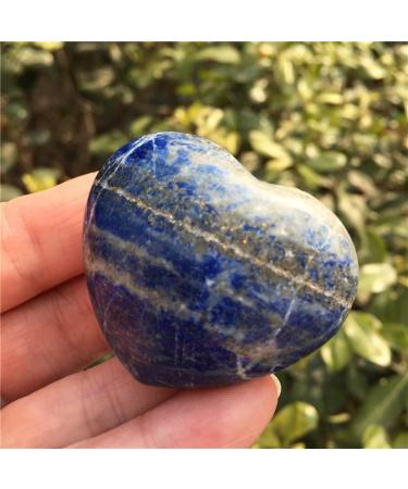 Beautiful Natural Lapis Lazuli Crystal Heart Polished Gem Crystal As Gift s Natural Luster - Buy Online on SooperMarket.com