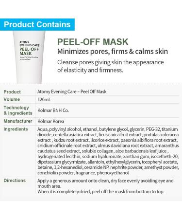 Shop Ato-my Evening Care 4 Set: Foam Cleanser Deep Cleanser Peeling Gel & Peel-Off Mask - International Shipping Available - Buy Online on SooperMarket.com