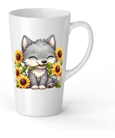White Ceramic Baby Fox Mug - Large 483 ml Perfect for Hot Chocolate or Milk Fun and Easy to Use - Buy Online on SooperMarket.com