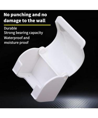 Self-Adhesive Plastic Razor Holder with Cover | Double-Sided Shower & Kitchen Hanger | Best Bathroom Organization - Buy Online on SooperMarket.com