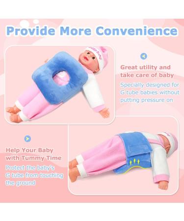 Shop G Tube Tummy Time Pillow & Feeding Tube Belt - Adjustable Soft Pad for Infants & Children | Comfort & Port Covers - Buy Online on SooperMarket.com