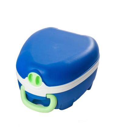My Carry Potty - Blue Travel Potty, Award-Winning Portable Toddler Toilet Seat for Kids to Take Everywhere