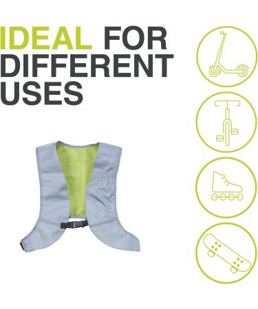 Newrban Reflecting Turning Vest | Light & Safe with Spacious Cell Phone Pocket | Gray Size Options - Shop Now! - Buy Online on SooperMarket.com