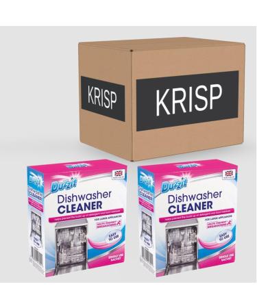 2 x 75g Dishwasher Cleaner Limescale Detergent Cleaning Powder Household Large Appliances - Buy Online on SooperMarket.com