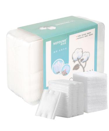 Makeup Remover Cotton Pads for Facial Lip Eye Makeup Nail Polish Removal Cotton Puff Soft Strong Durable Lint-Free Cotton