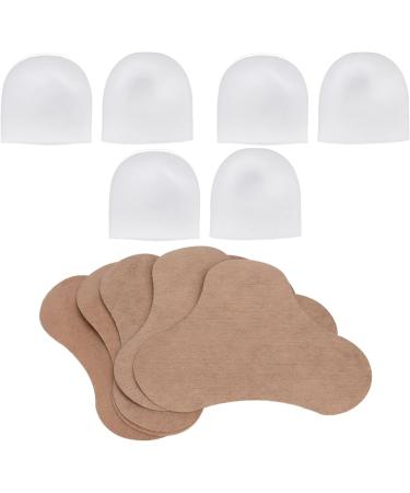 Anggrek Soft Gel Toe Protectors - 6pcs Toe Caps for Ingrown Toenails with 5pcs Toe Sleeves Care Patch - Buy Online on SooperMarket.com