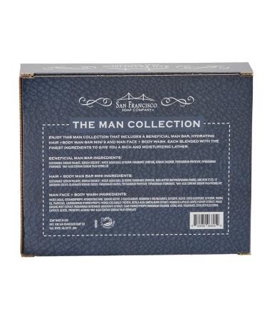 San Francisco Soap Company Men's Collection Set - Black Pine & Siberian Cedar - Buy Online on SooperMarket.com