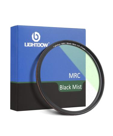 82mm 1/8 Black Mist Diffusion Lens Filter MRC Mist Dreamy Cinematic Effect Filter Ultra Slim with Multi-Layer Nano Coatings Waterproof Scratch Resistant for Video/Vlog/Portrait Photograph 82 MM 1/8