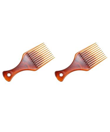 LIZZOT 2X Hair Comb Hair Fork Comb Insert Hairdressing Curly Hair Brush Comb Hairbrush Styling Tool for Men & Women