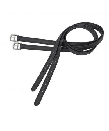 Solibel BUSSE stirrup leathers Soft-Curved black fitting: stainless steel length 140 cm