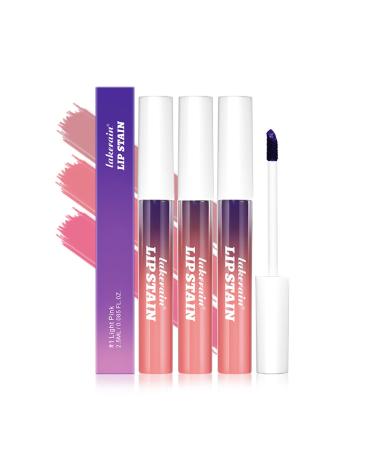 3 Colors Peel Off Lip Stain Matte Liquid Lipstick Nude Lip Gloss Long Lasting Waterproof Lip Tint Non-stick Cup Peel Off Lipstick Lip Makeup