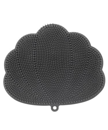 Closer Wall-Mounted Hands-Free Back and Foot Scrubber with Suction Cups - Deep Clean and Exfoliate in The Shower Black 30 X 25.5cm
