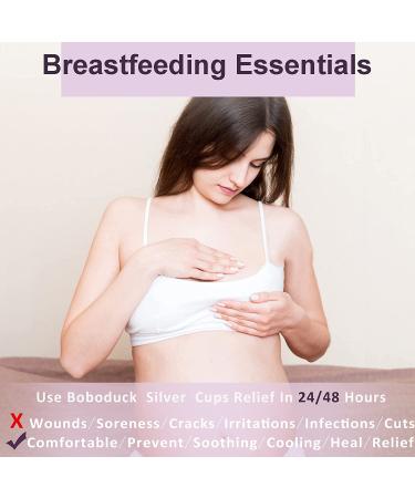 Nipple Shields for Nursing Newborn - Trilaminate 999 Silver Nursing Cups Soothe and Protect Your Nursing Nipple  Newborn Essentials Must Haves Nipple Pads  Nipple Covers Protector for Breastfeeding Trilaminate 999 Silver Xâ¦ - Buy Online on SooperMarket.com