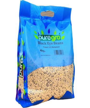 Puregro Black Eye Beans 4kg - Premium Quality Beans for Healthy Meals - Buy Online on SooperMarket.com
