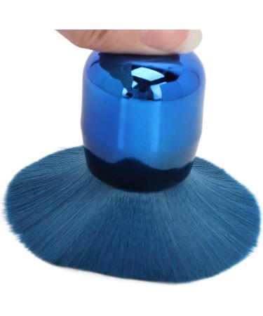 Glomora Blush Brush Soft Fluffy Hair Mushroom Head Make Up Brush for Bronzer Loose Powder Cosmetics Dark Blue - Buy Online on SooperMarket.com