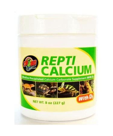 ZooMed Repti Reptile Calcium Supplement with D3 227g Vitamin D3 227 g (Pack of 1)