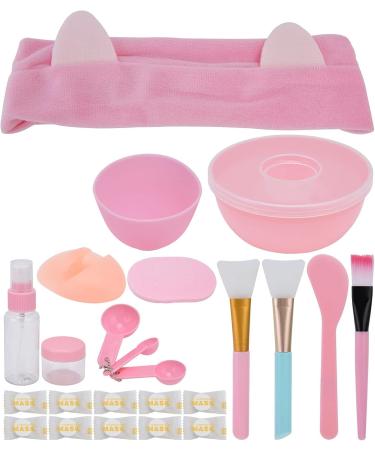 Household Face Mask Tool Set DIY Mask Mixing Bowl Bubble Spray Bottle Soft Facial Brush - Buy Online on SooperMarket.com