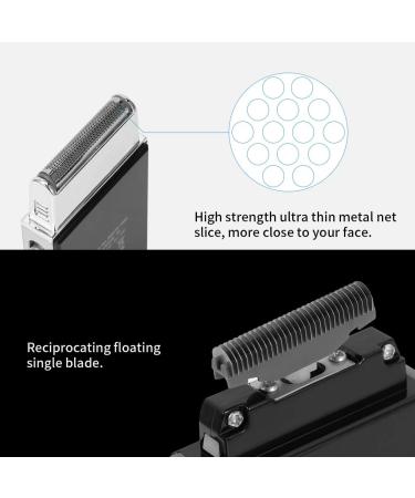 Small Foil Electric Shaver - Professional Rechargeable Foil Razor for Men | USB Charger Beard Trimmer - Buy Online on SooperMarket.com