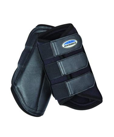 WeatherBeeta Single Lock Brushing Boots Black Cob Cob Black