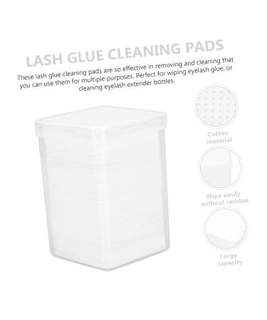 Beaupretty 1800 Pcs Glue Cleaning Pads - Nail Extension & Eyelash Extension Glue Wipes | Anti-Clogging Cotton Rag for Nail Tools - International Shipping - Buy Online on SooperMarket.com