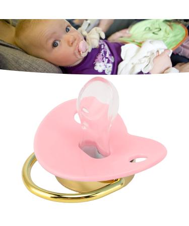 Portable Pink Baby Pacifier - Built-in Silicone Closed Loop Design for Home Use - Buy Online on SooperMarket.com