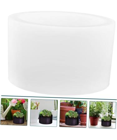 Operitacx 2 Pcs Silicone Mold Candle Molds Crystal Pen Holder Mold Makeup Tray Flower Pot Mold Flowerpot Plant Whitex2pcs 12.3X12.3cmx2pcs - Buy Online on SooperMarket.com