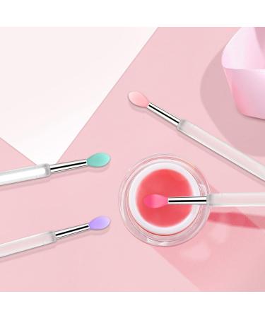 4pcs Silicone Lip Brushes Set | Classycoo Makeup Applicator for Lip Gloss Lipstick & Eyeshadow | Perfect for Cream & Liquid Lip Masks - Buy Online on SooperMarket.com