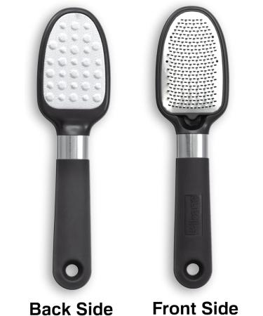 Buy Rikans Foot File - Double-Sided Callus Remover & Foot Scrubber | High-Grade Stainless Steel Pedicure Tool for Wet or Dry Use - Buy Online on SooperMarket.com