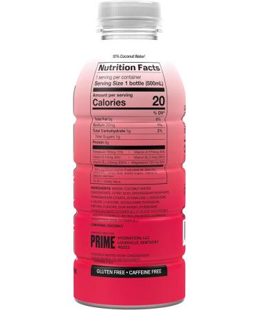 Prime Hydration Electrolyte-Rich Drink - Cherry Flavor 500ml (12 Pack) - Buy Online on SooperMarket.com