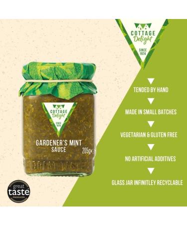 Cottage Delight Gardener's Mint Sauce 205g - Fresh and Zesty Flavor - Buy Online on SooperMarket.com