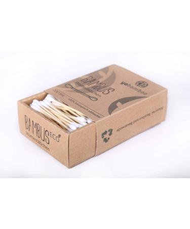 Yabamboo Bamboo Cotton Swabs 4-Pack | 800 Biodegradable Sustainable Vegan & Compostable | Eco-Friendly Plastic-Free - Buy Online on SooperMarket.com