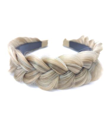 Wide Braided Headband Hoop Fashion Hair Accessories for Women and Girls - Golden Brown - Buy Online on SooperMarket.com