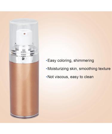 Glitter Body Makeup Liquid Cream - Shimmery Rose Gold Highlighter for Face & Skin | Moisturizing Lotion with Natural Glow Finish - Buy Online on SooperMarket.com