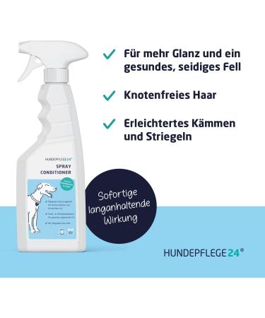 Dog Care24 Conditioner - Gentle Combing Aid & De-Filter Spray for Dogs & Cats | 500ml - Effective Fur Care for Long & Short Hair - Buy Online on SooperMarket.com