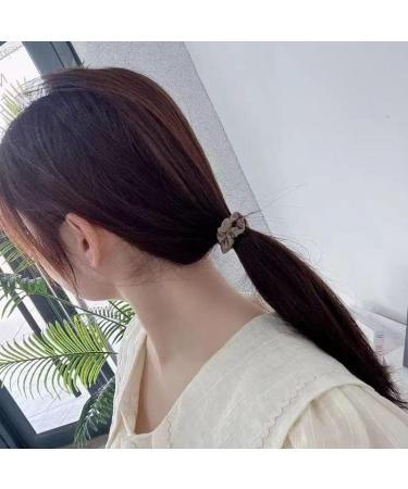 Heart Elastic Hair Ties for Women Girls Heart Hair Scrunchies Non Slip Ponytail Holders Satin Heart Shaped Scrunchie for Women Heart Hair Accessories Elastic Hair Band - Buy Online on SooperMarket.com