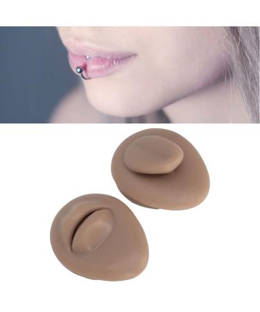 Soft Silicone Mouth Tongue Model for Beauty Salon - Simulated Human Lip Tongue Set for Piercing Practice & Display | Reusable Easy Clean Tools (Type C - Buy Online on SooperMarket.com