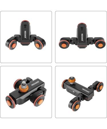 Neewer Wireless Video Camera Dolly: 3-Wheel Motorized Track Slider with Remote Control - Compatible with DSLR, Camcorder, GoPro, iPhone, Android | Electric Dolly Car - Buy Online on SooperMarket.com