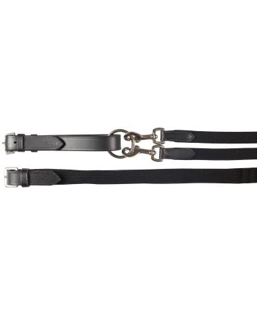Horze Webbed Draw Reins Black F