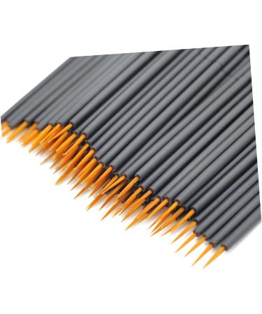 WOONEKY 100pcs Eyeliner Eye Makeup Makeupset Eye Makeup Brushes Eyeshadow Liner Brush Orange 15cmX10cm Orange - Buy Online on SooperMarket.com